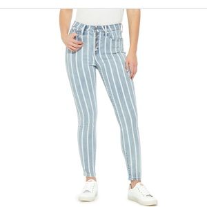 Guess stripped skinny jeans